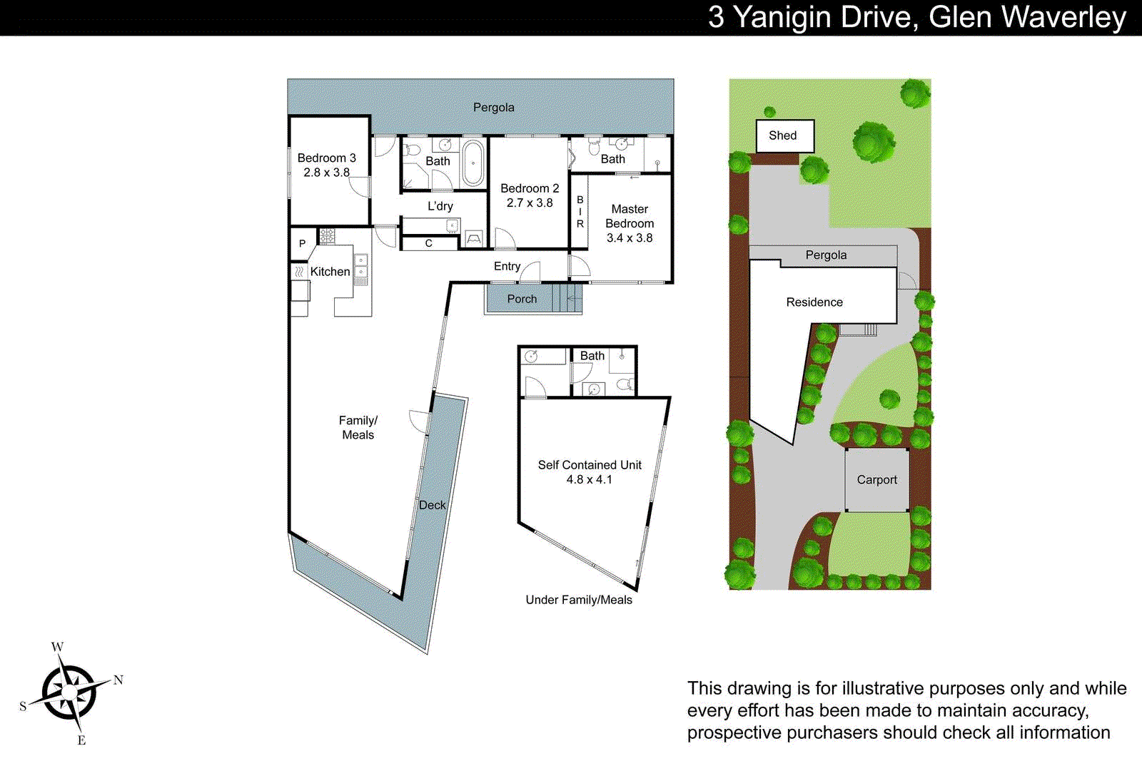 3 Yanigin Drive, Glen Waverley VIC 3150 - Floorplan