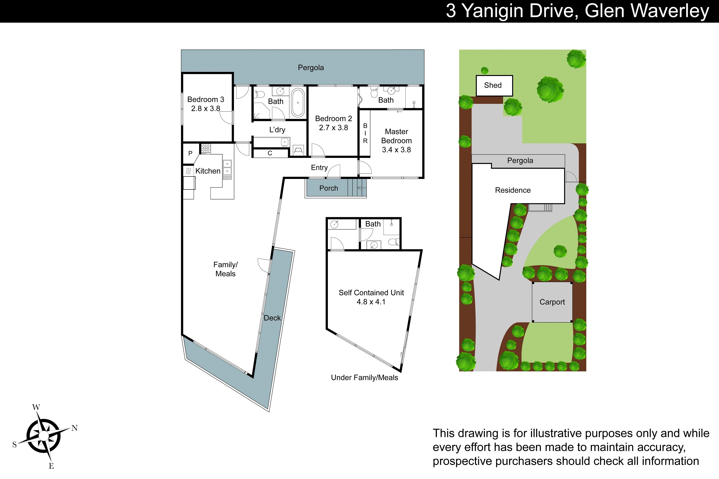 3 Yanigin Drive, Glen Waverley VIC 3150 - Floorplan