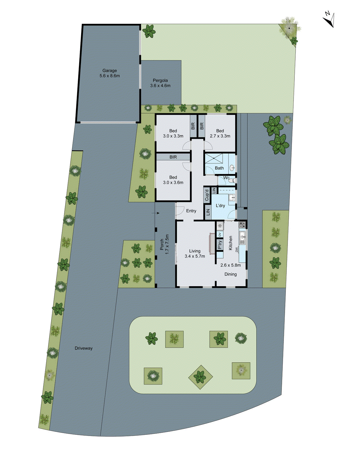 3 Yongala Court, Grovedale VIC 3216 - Floorplan