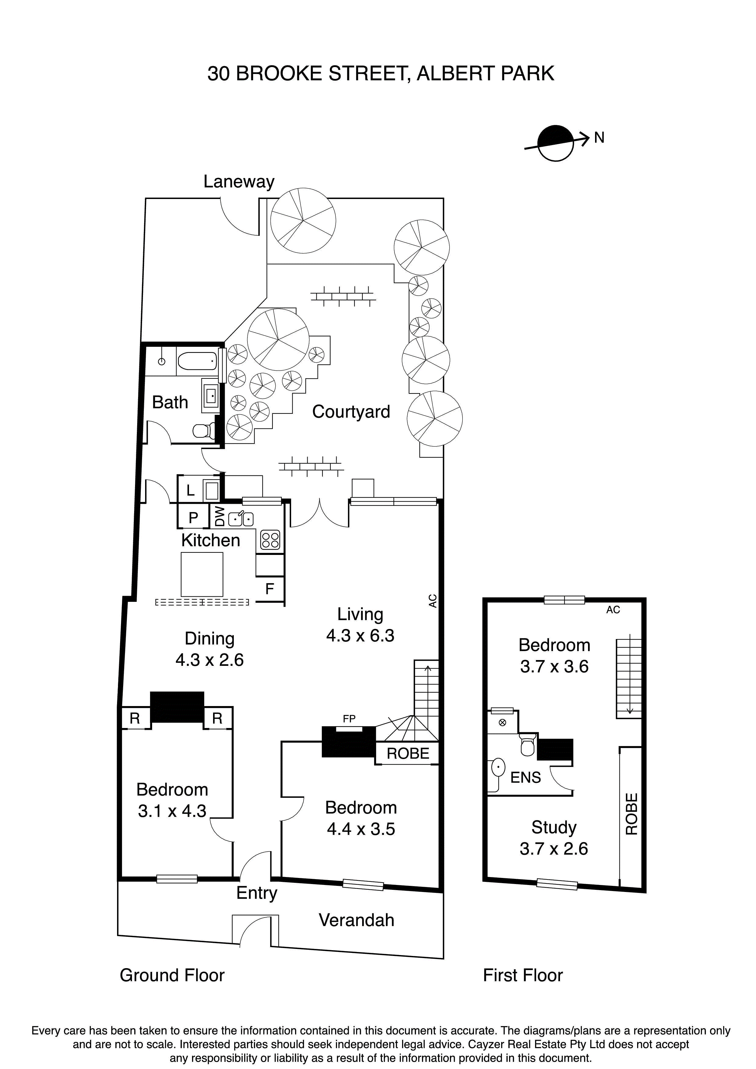 30 Brooke Street, ALBERT PARK VIC 3206 - Floorplan