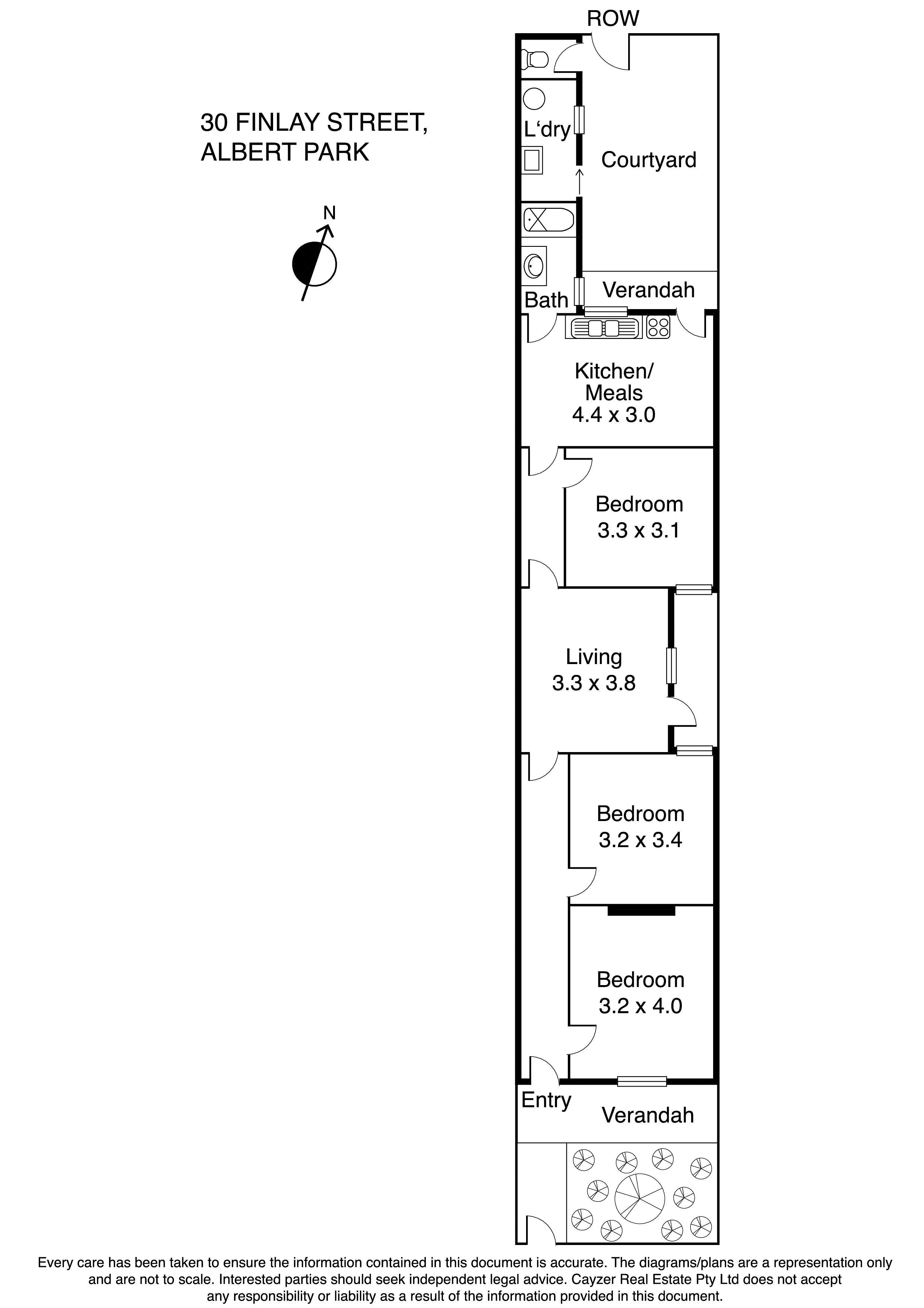 30 Finlay Street, ALBERT PARK VIC 3206 - Floorplan