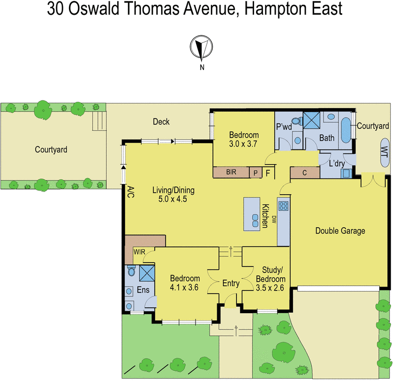 30 Oswald Thomas Avenue, Hampton East VIC 3188 - Floorplan
