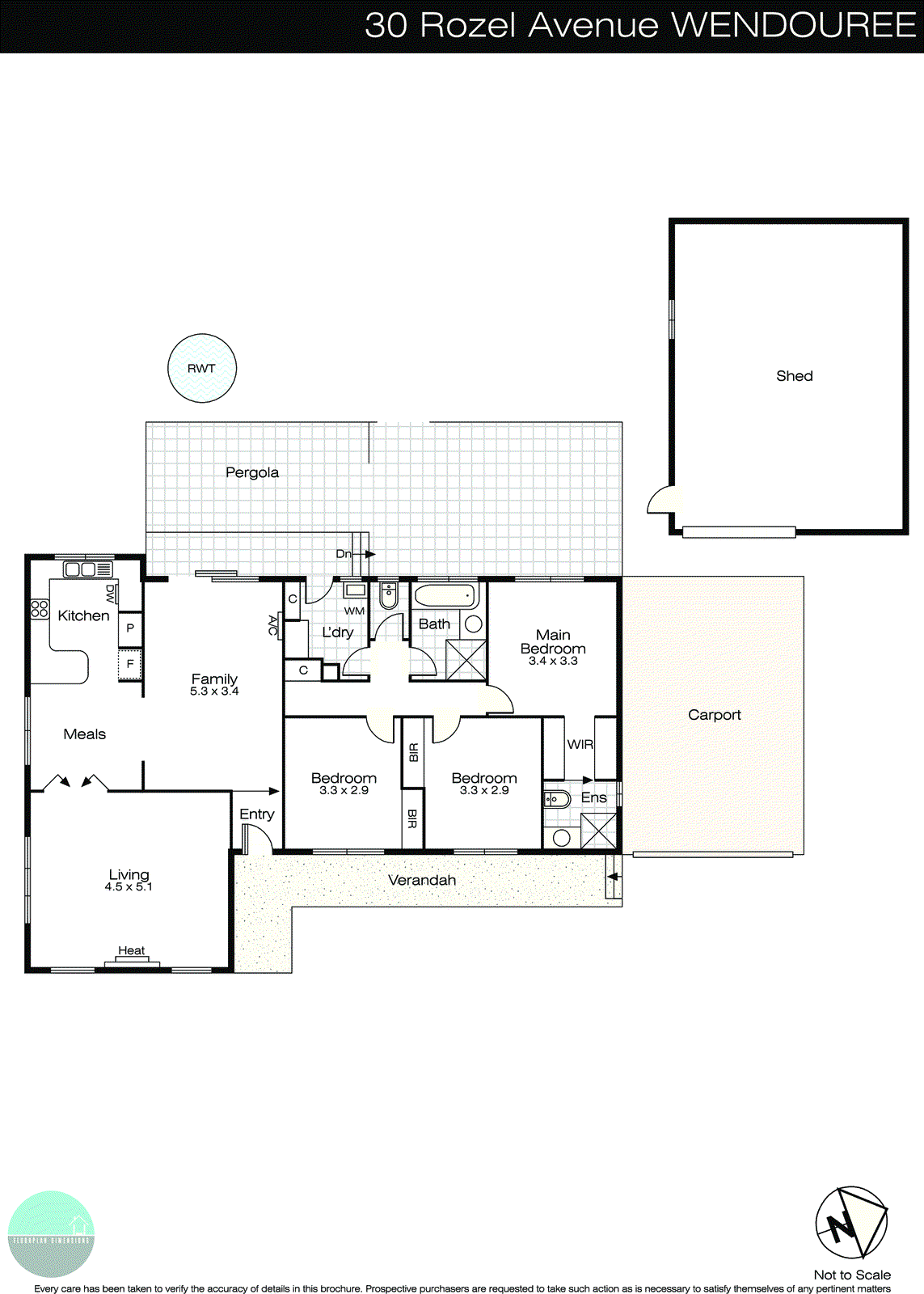 30 Rozel Avenue, Wendouree VIC 3355 - Floorplan