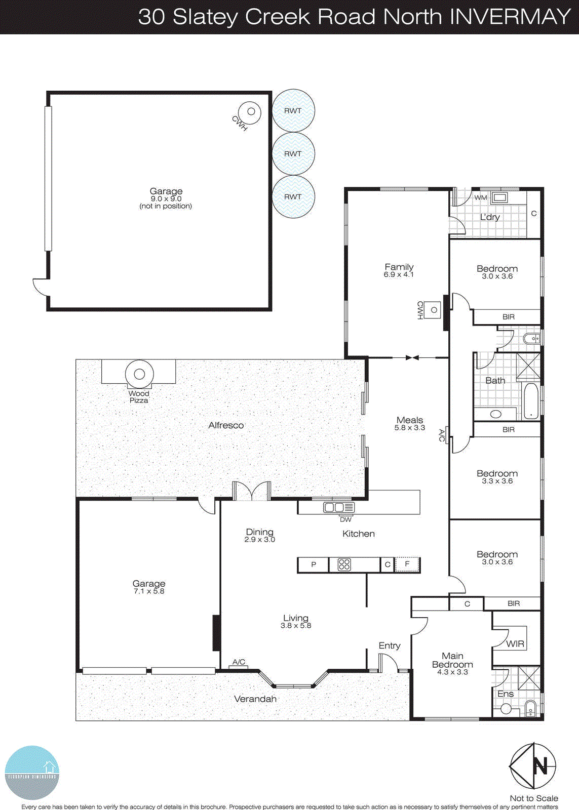 30 Slatey Creek Road North, Invermay VIC 3352 - Floorplan