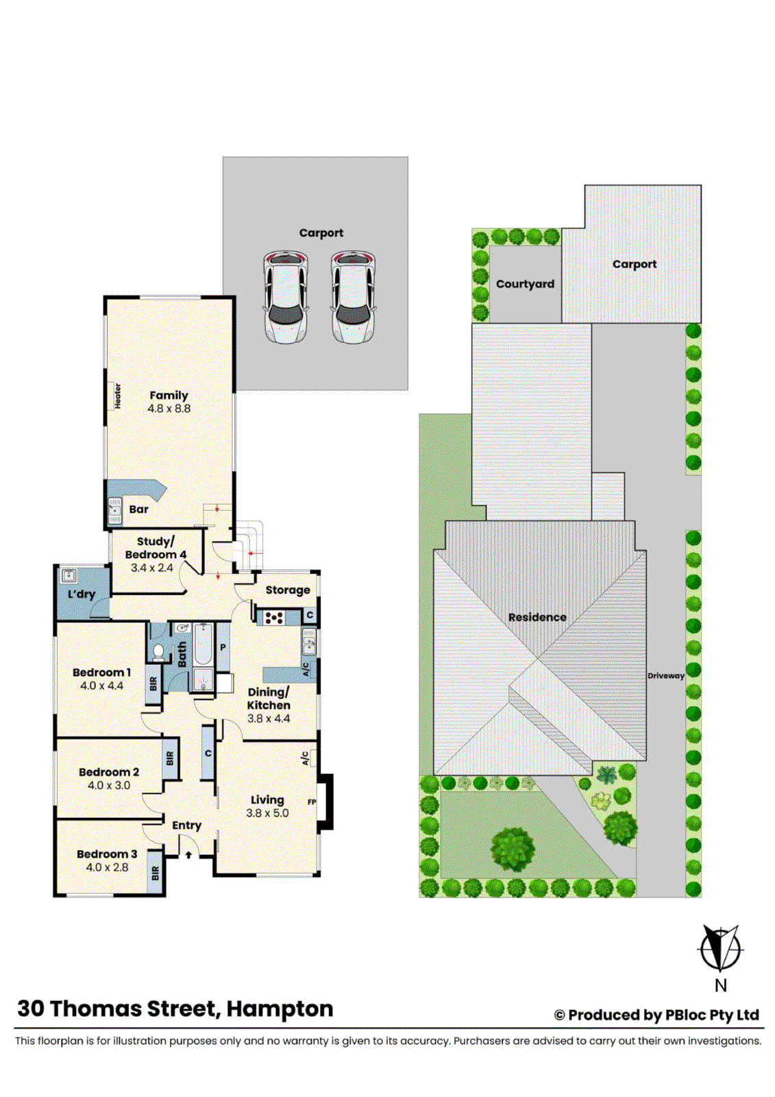 30 Thomas Street, Hampton VIC 3188 - Floorplan