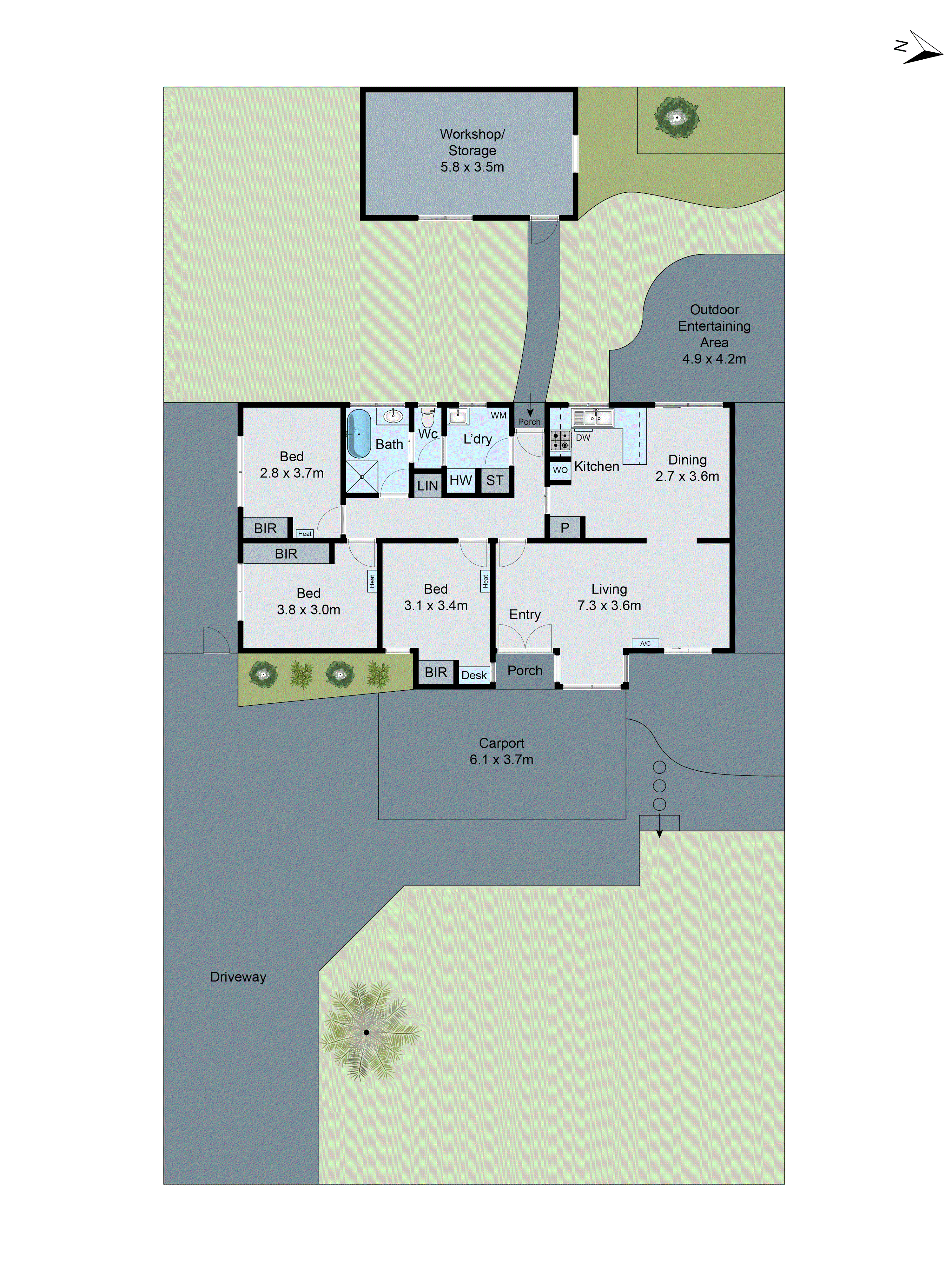 300 Wilsons Road, St Albans Park VIC 3219 - Floorplan