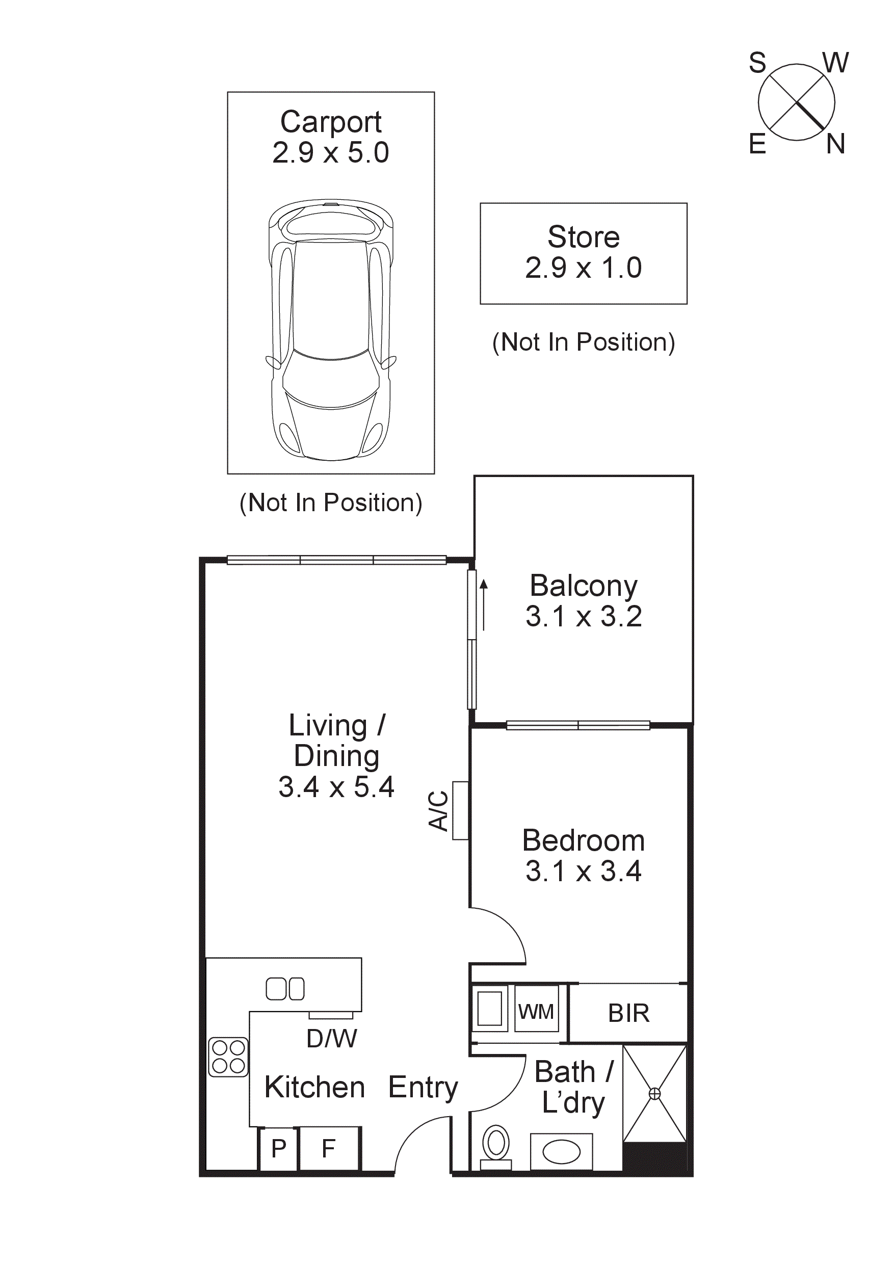 301/1 Aberdeen Road, Sandringham VIC 3191 - Floorplan
