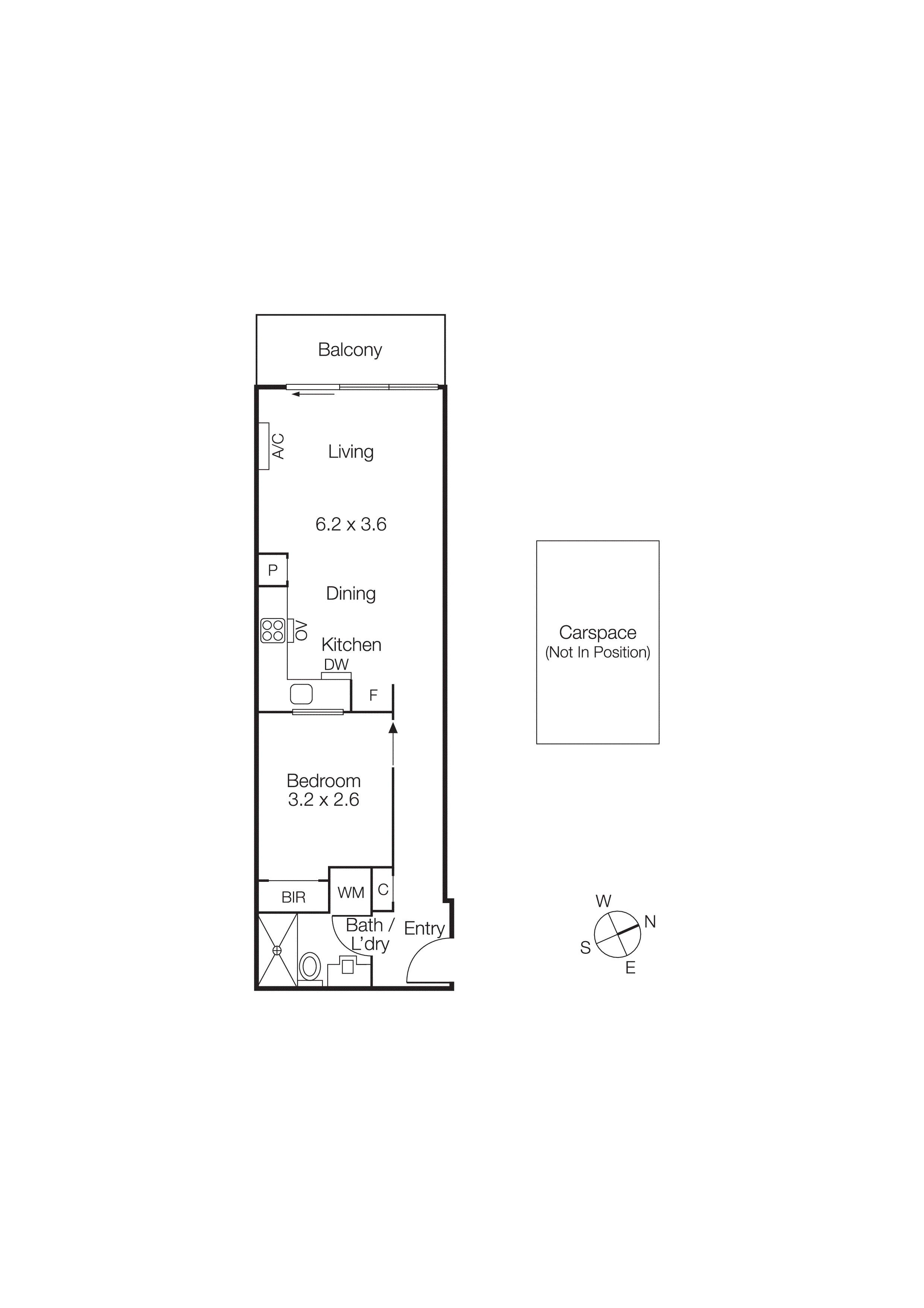 301/101 Bay Street, Port Melbourne VIC 3207 - Floorplan