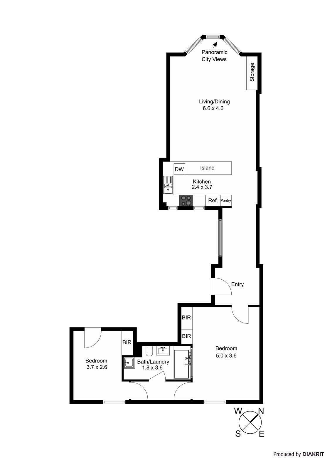301/129 Fitzroy Street, St Kilda VIC 3182 - Floorplan