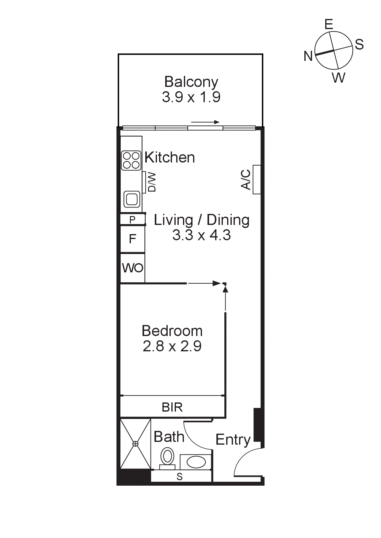 301/227 Toorak Road, South Yarra VIC 3141 - Floorplan