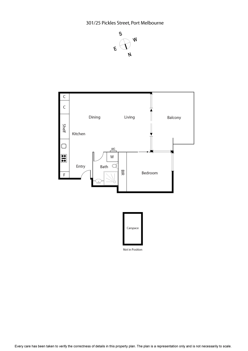 301/25 Pickles Street, PORT MELBOURNE VIC 3207 - Floorplan