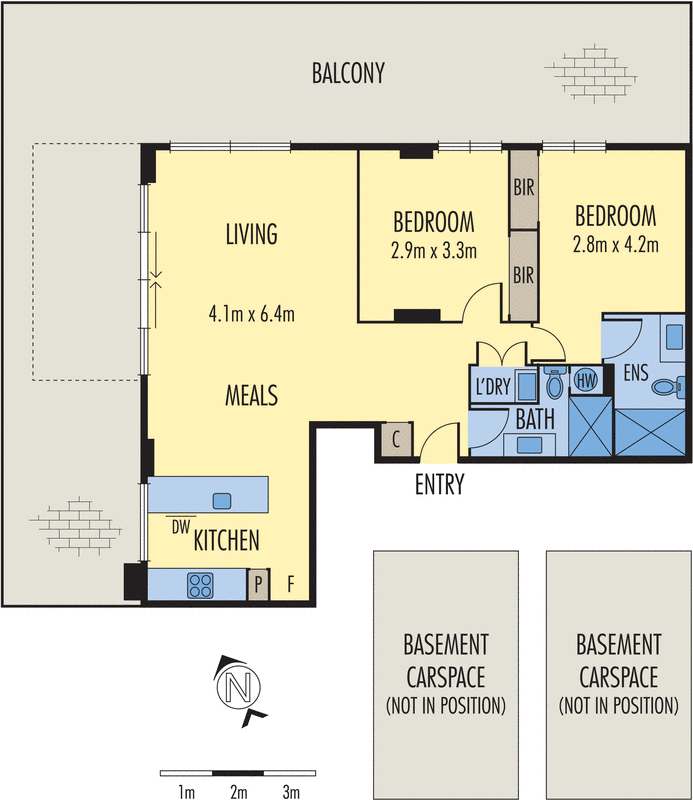 301/52 Dow Street, Port Melbourne VIC 3207 - Floorplan