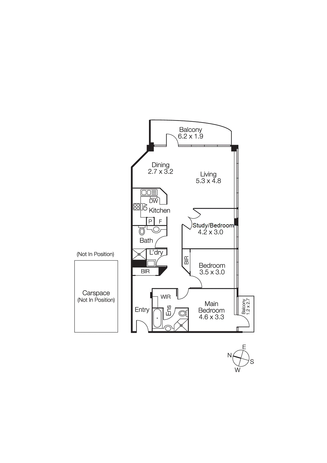 301/598 St Kilda Road, Melbourne VIC 3004 - Floorplan