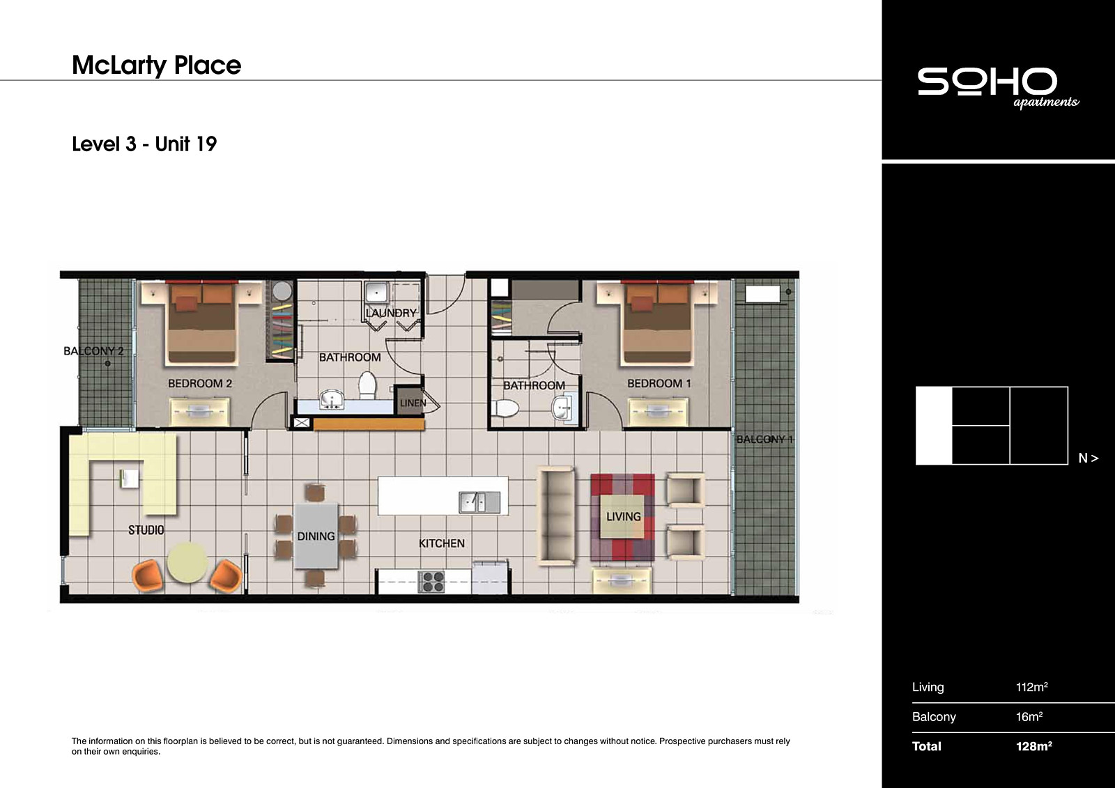 301/8-10 McLarty Place, Geelong VIC 3220 - Floorplan