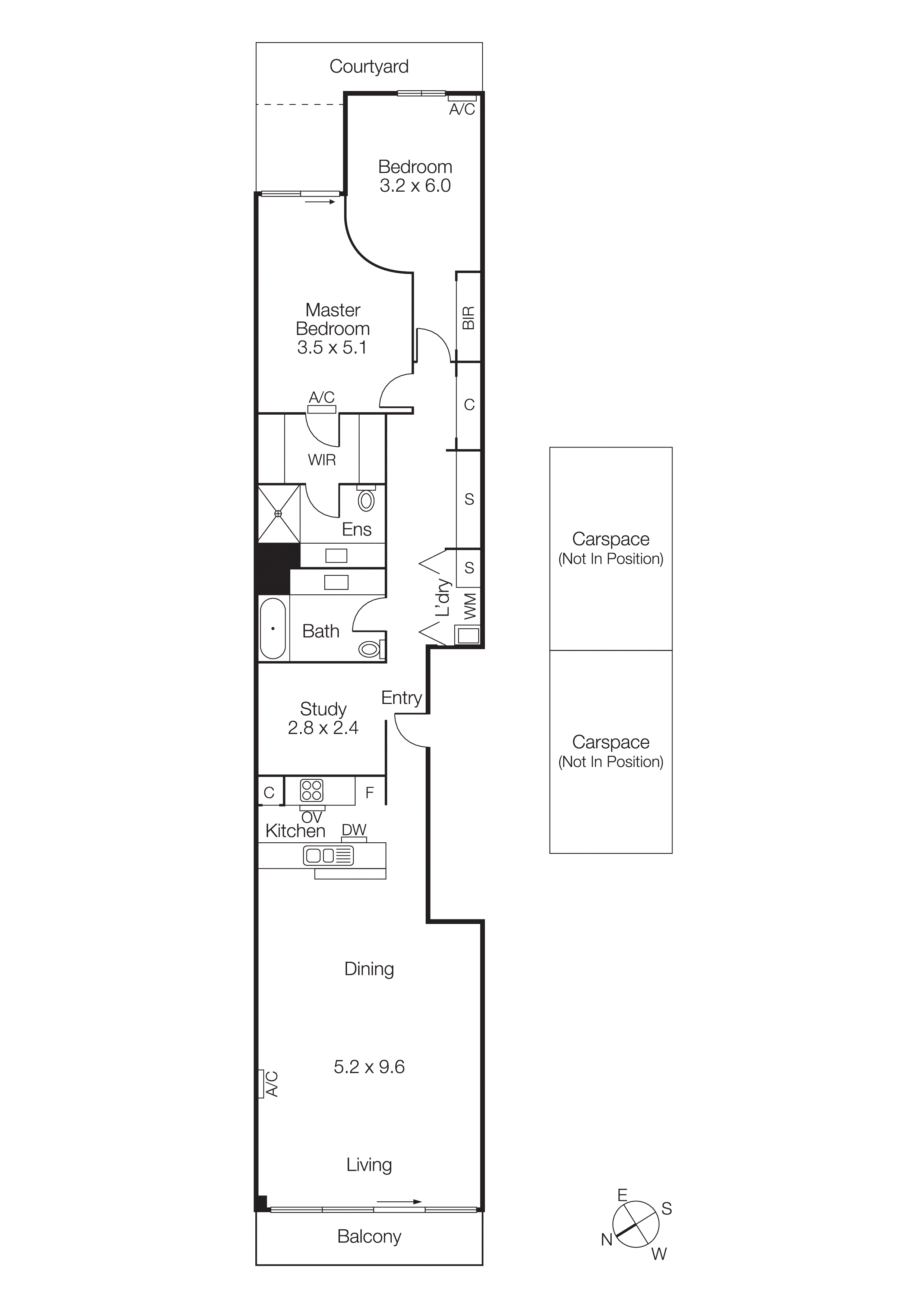 301A/86 Bay Street, Port Melbourne VIC 3207 - Floorplan