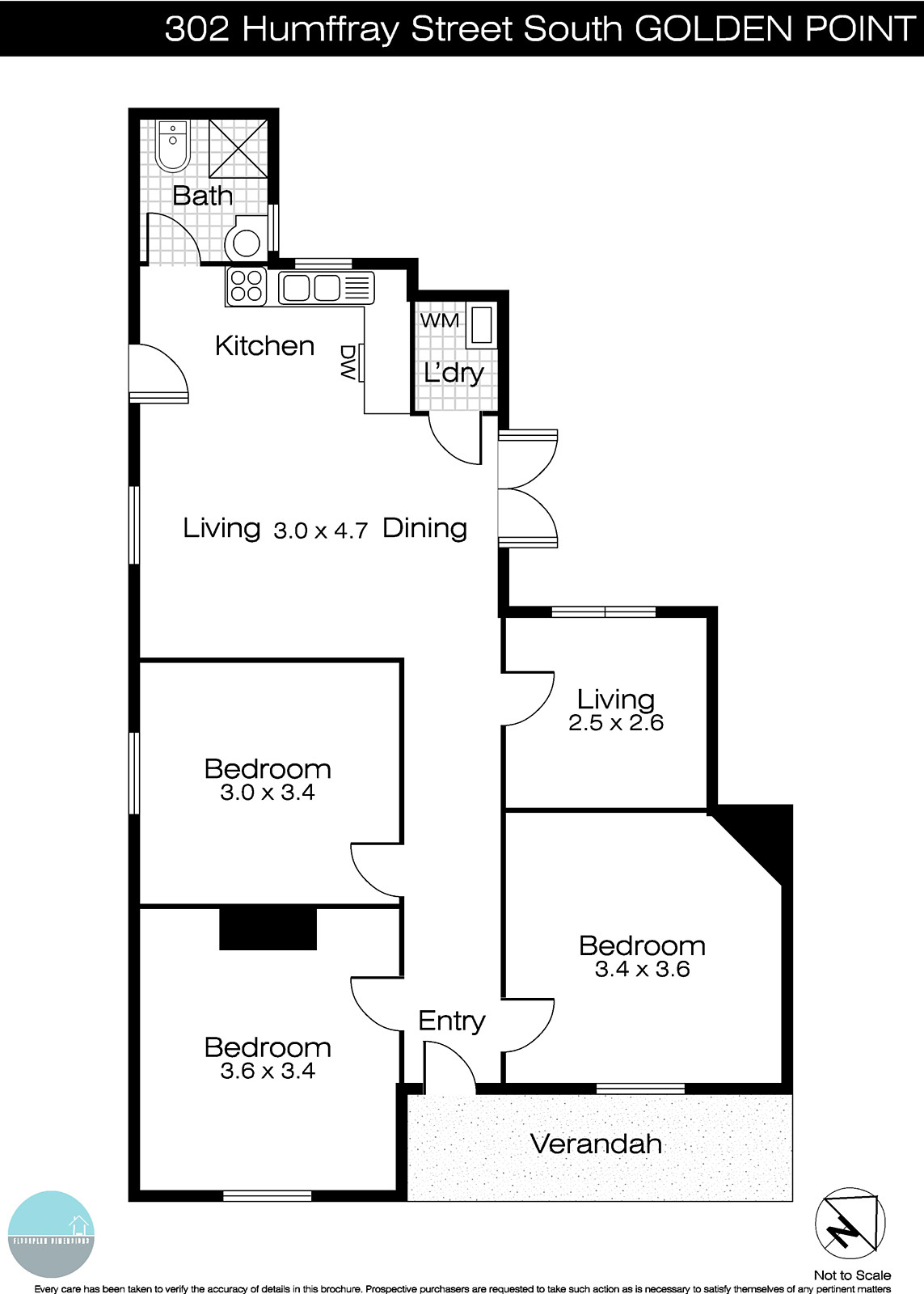 302 Humffray Street South, Golden Point VIC 3350 - Floorplan