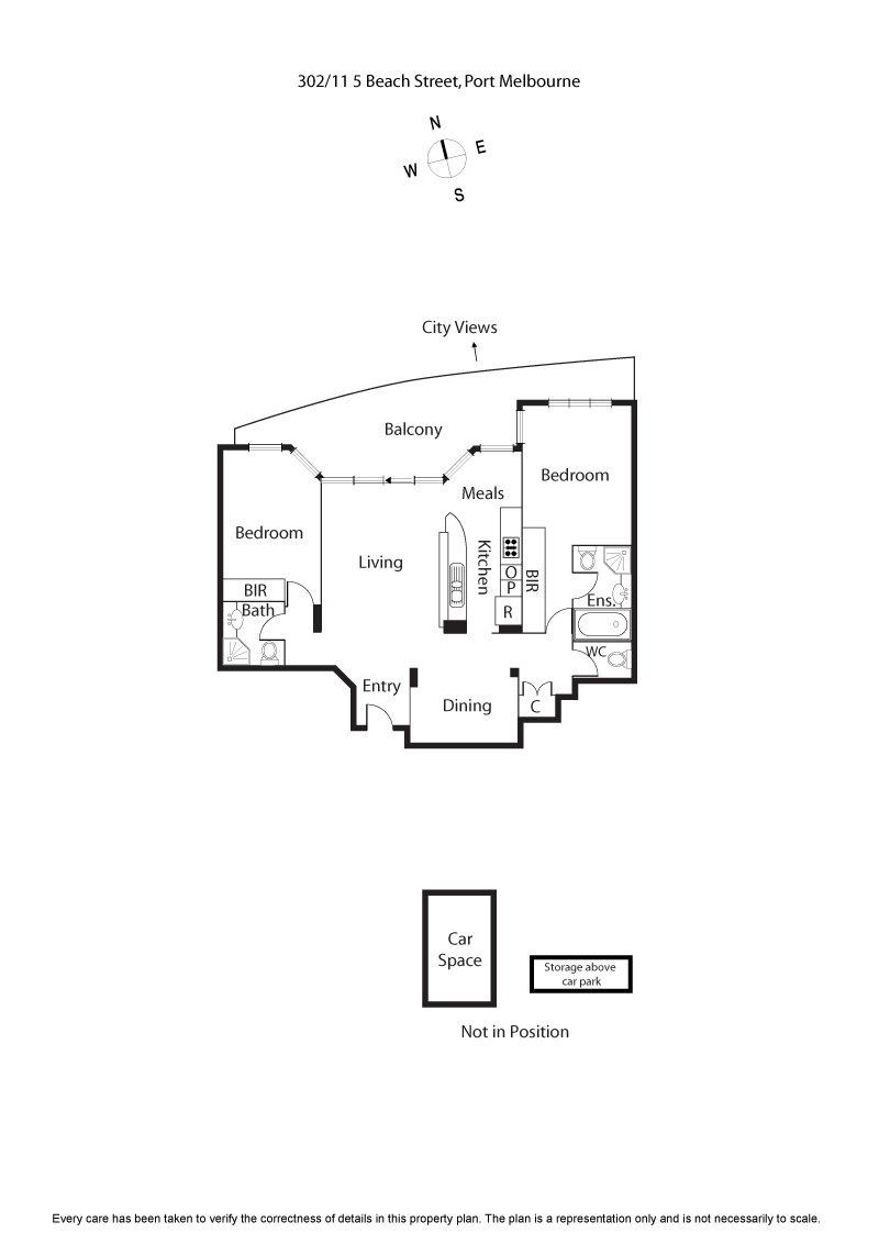 302/115 Beach Street, PORT MELBOURNE VIC 3207 - Floorplan