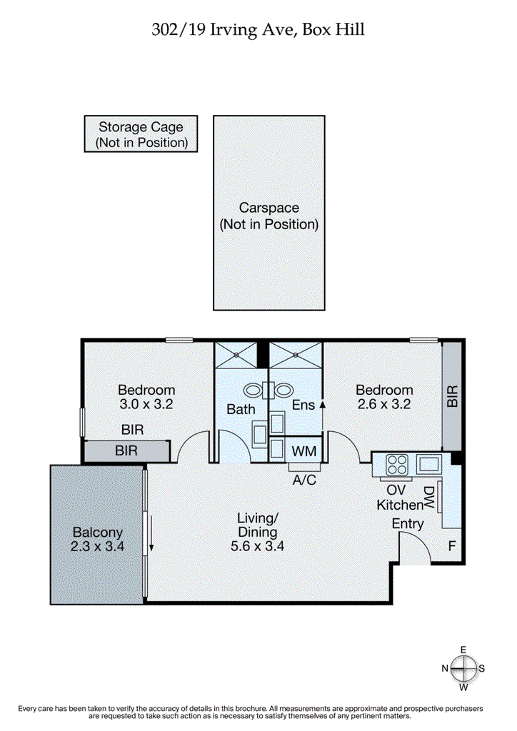 302/19 Irving Avenue, Box Hill VIC 3128 - Floorplan