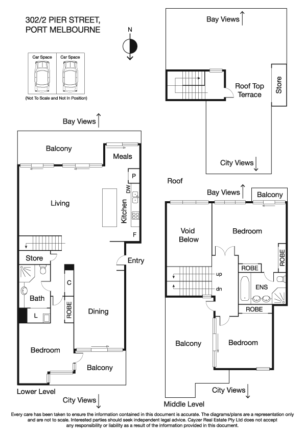 302/2 Pier Street, PORT MELBOURNE VIC 3207 - Floorplan