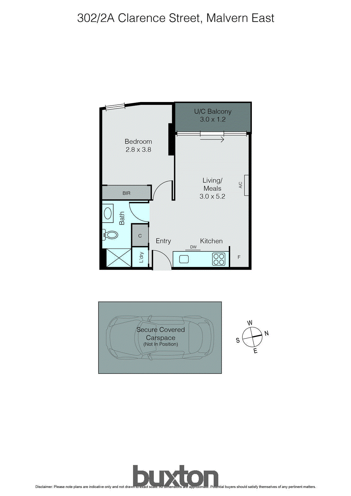 302/2A Clarence Street, Malvern East VIC 3145 - Floorplan