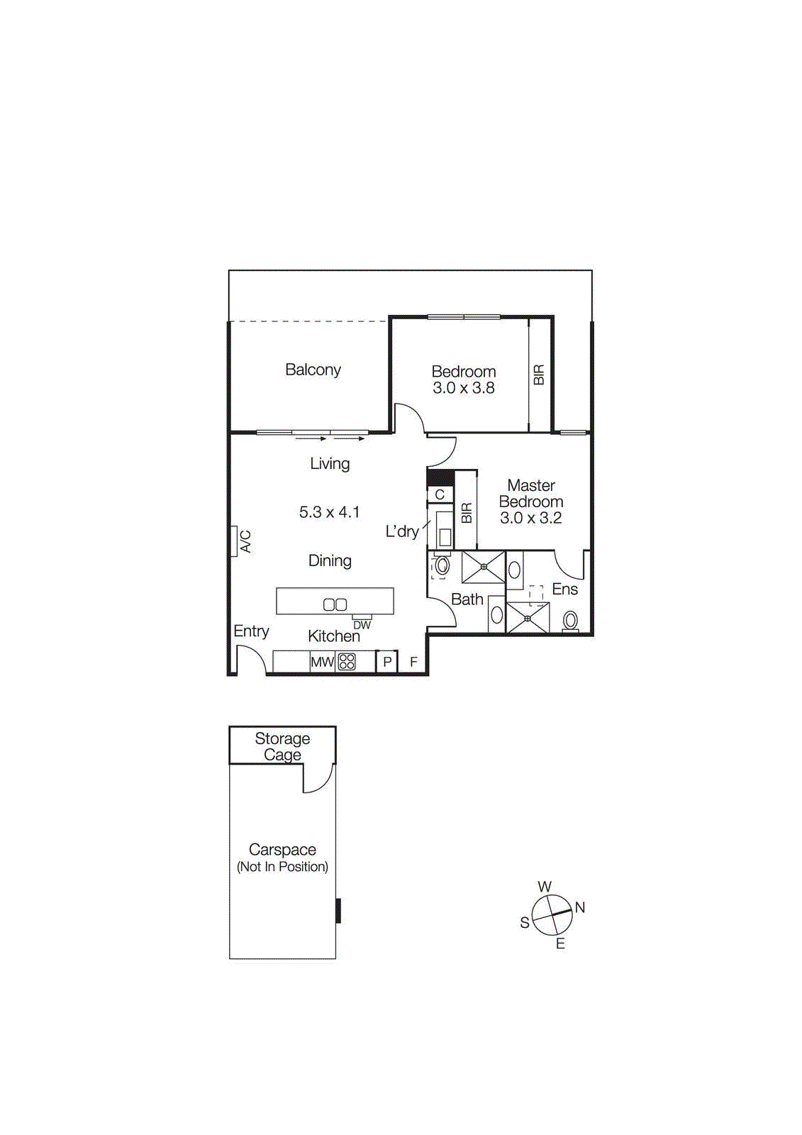 302/2a Major Street, Highett VIC 3190 - Floorplan