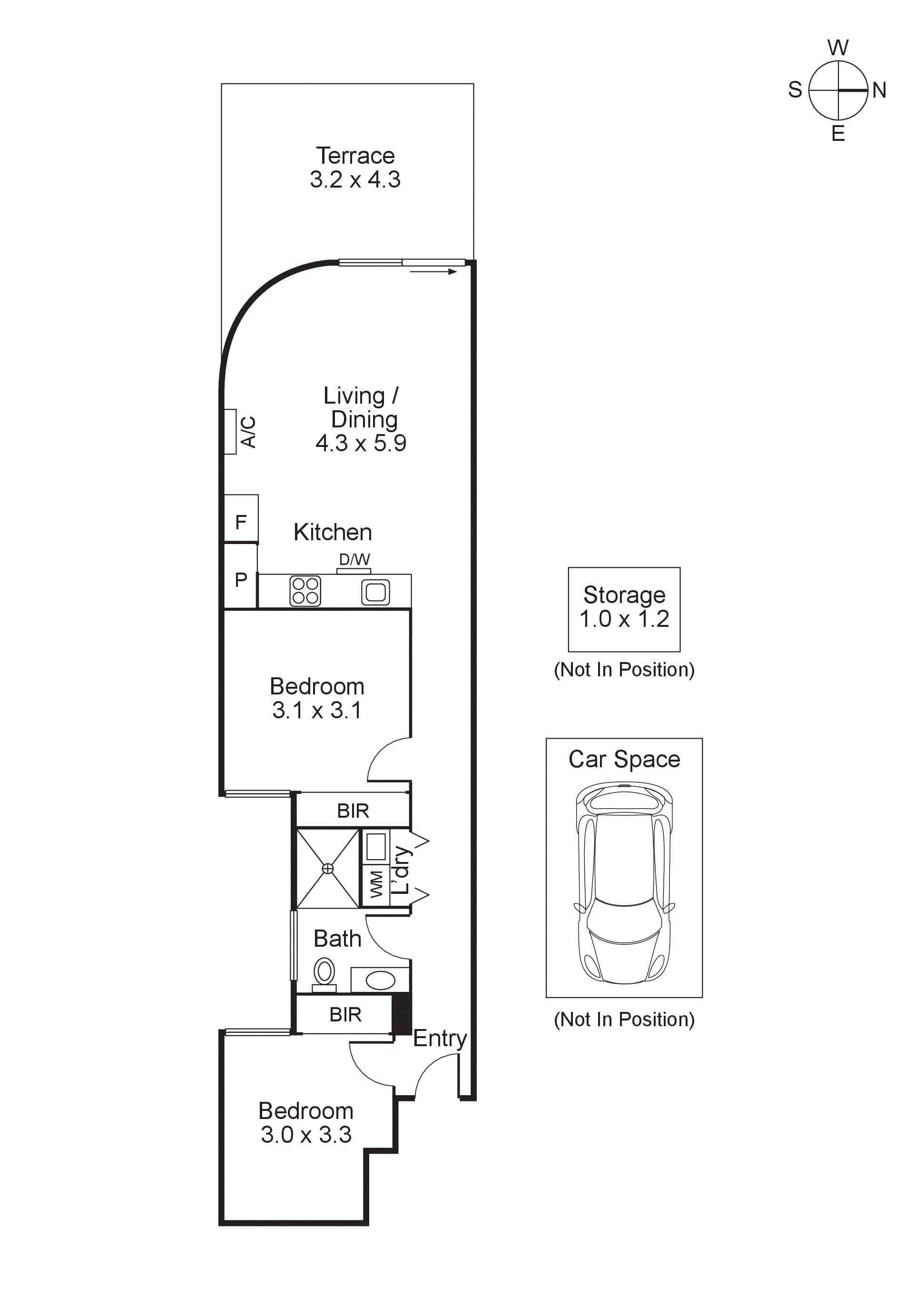 302/388 Hampton Street, Hampton VIC 3188 - Floorplan