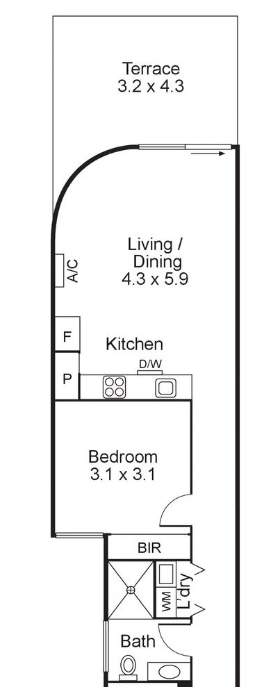 302/388 Hampton Street, Hampton VIC 3188 - Floorplan