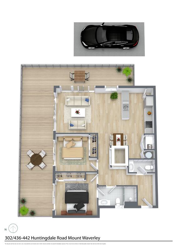 302/438 Huntingdale Road, MOUNT WAVERLEY VIC 3149 - Floorplan