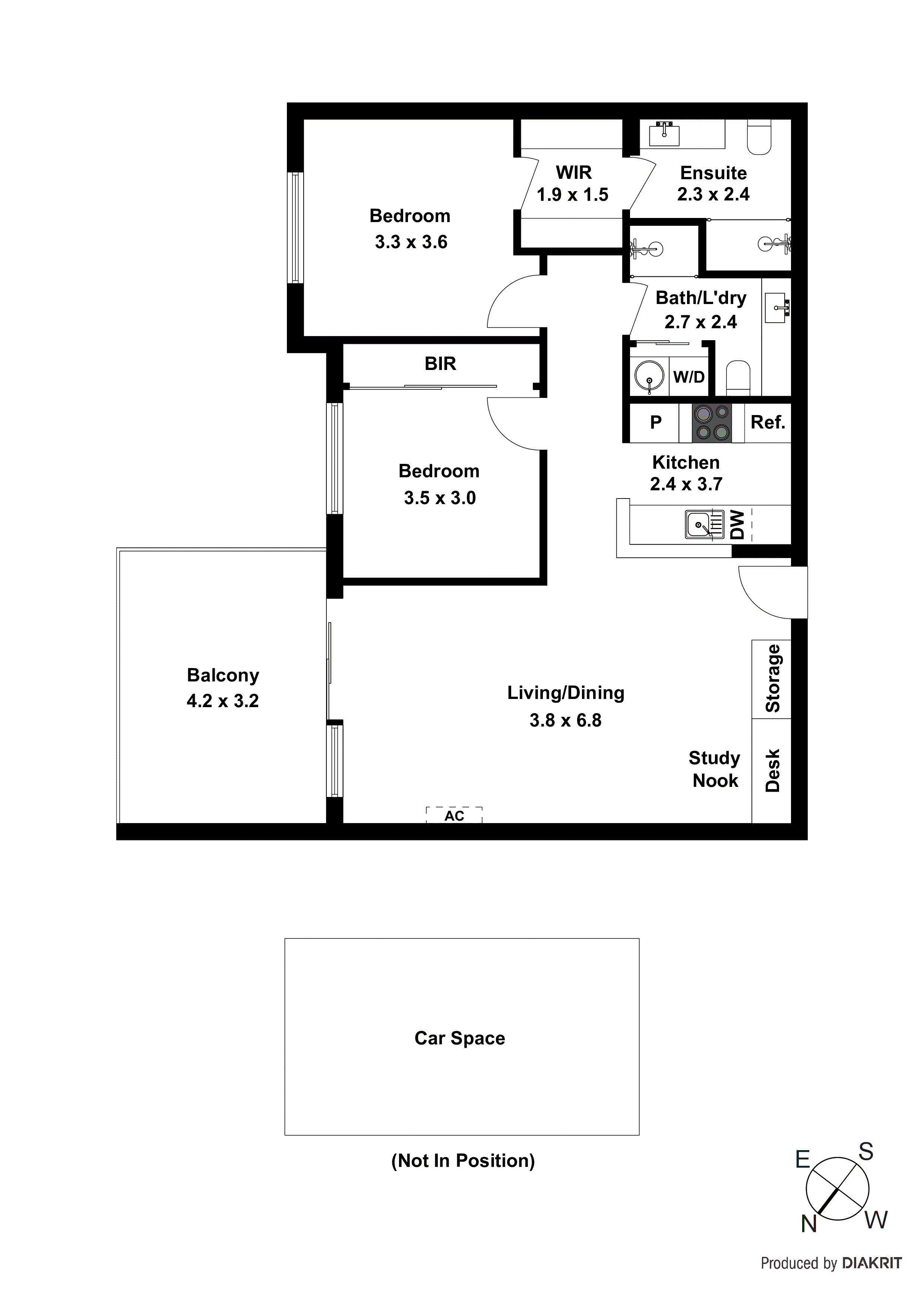 302/60 Autumn Terrace, Clayton South VIC 3169 - Floorplan