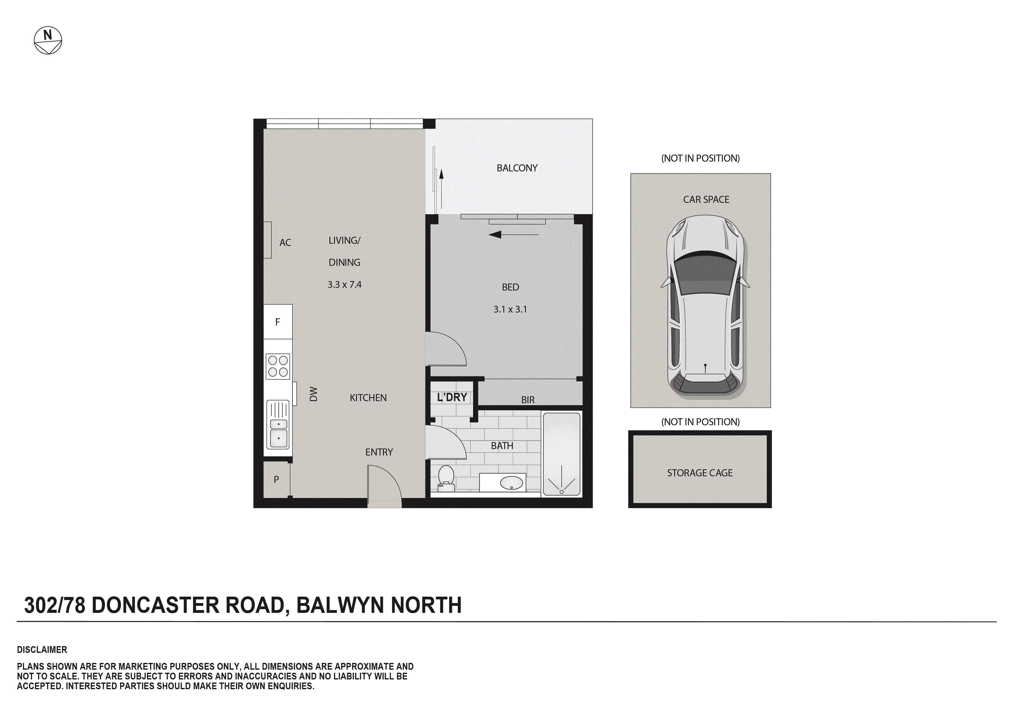 302/78 Doncaster Road, Balwyn North VIC 3104 - Floorplan