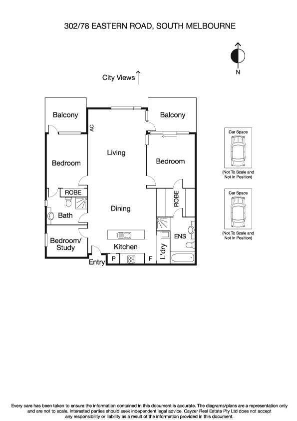 302/78 Eastern Road, SOUTH MELBOURNE VIC 3205 - Floorplan