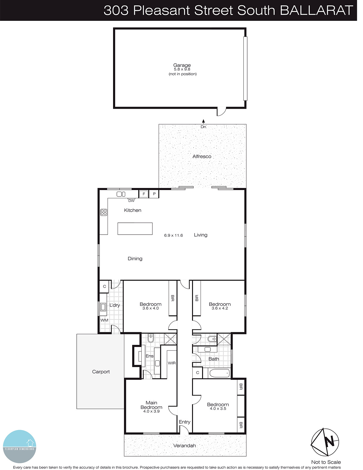 303 Pleasant Street South, Ballarat Central VIC 3350 - Floorplan
