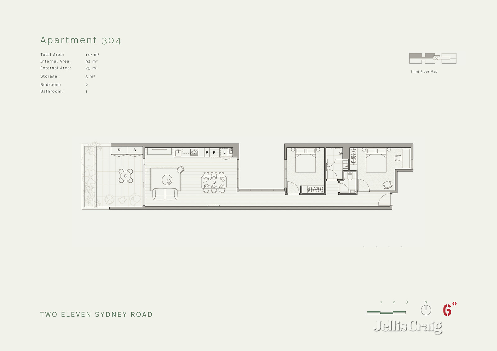 303/211 Sydney Road, Brunswick
- Floorplan 2