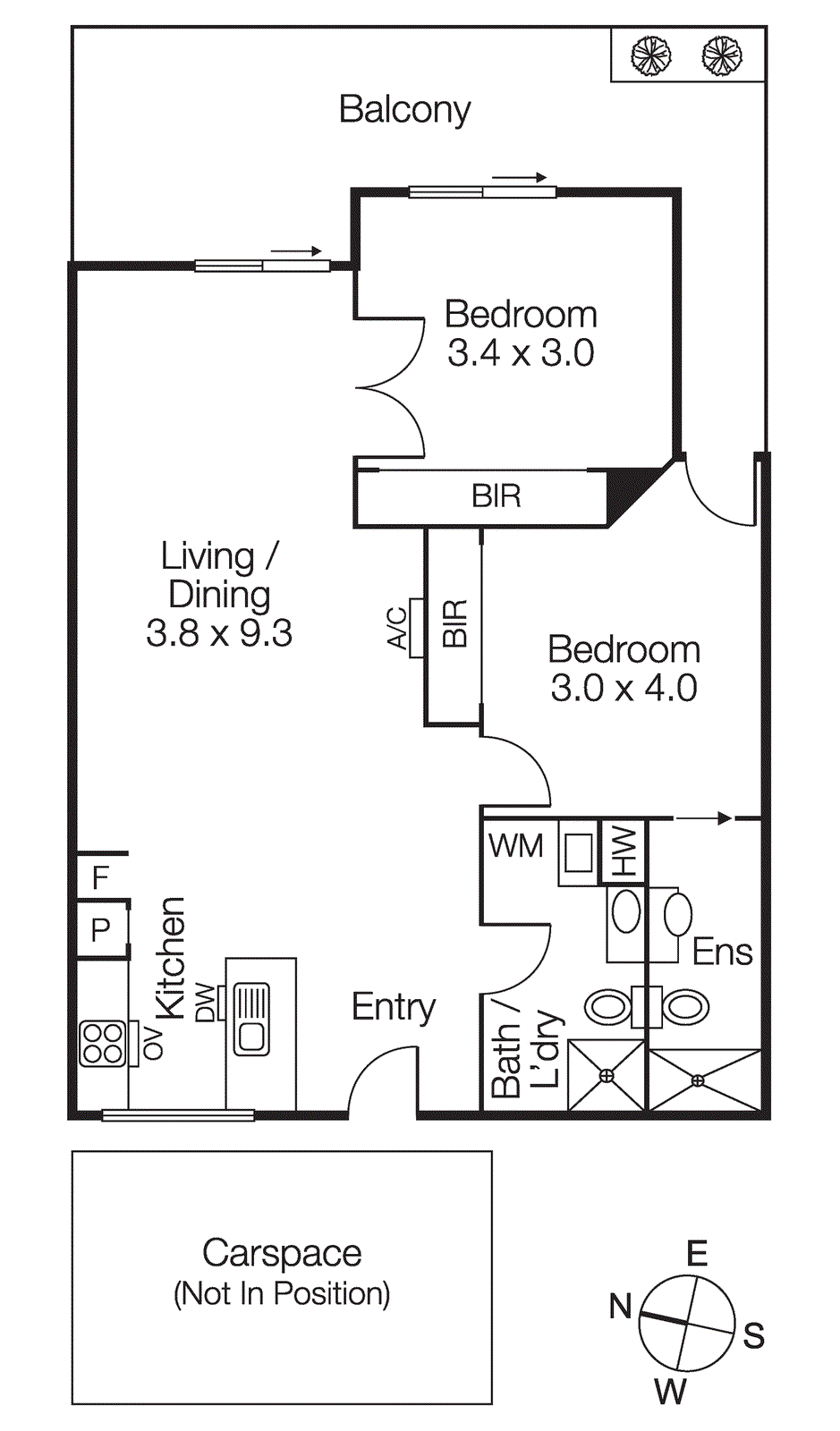 303/278 Charman Road, Cheltenham VIC 3192 - Floorplan