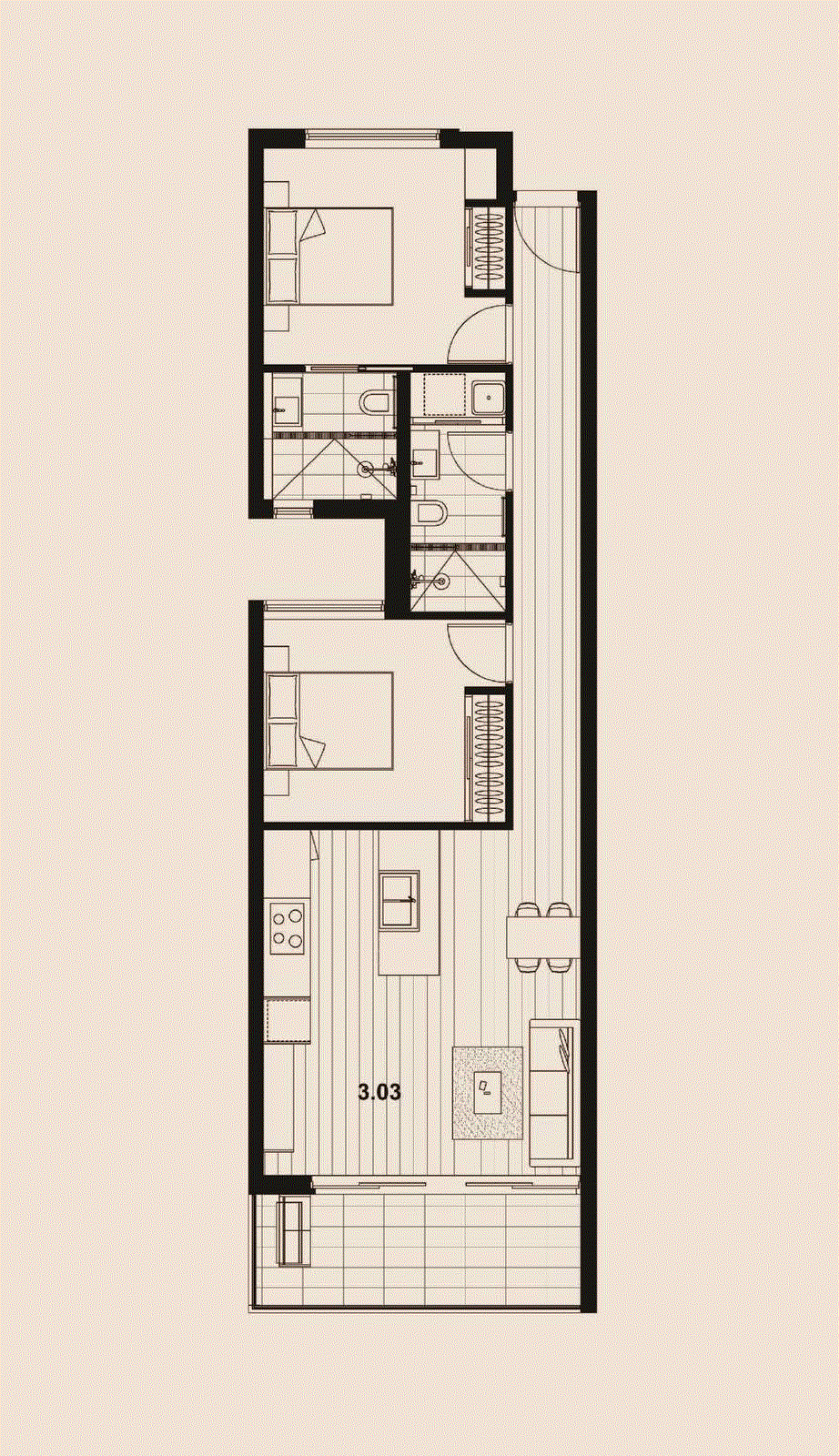 303/491-493 North Road, Ormond VIC 3204 - Floorplan