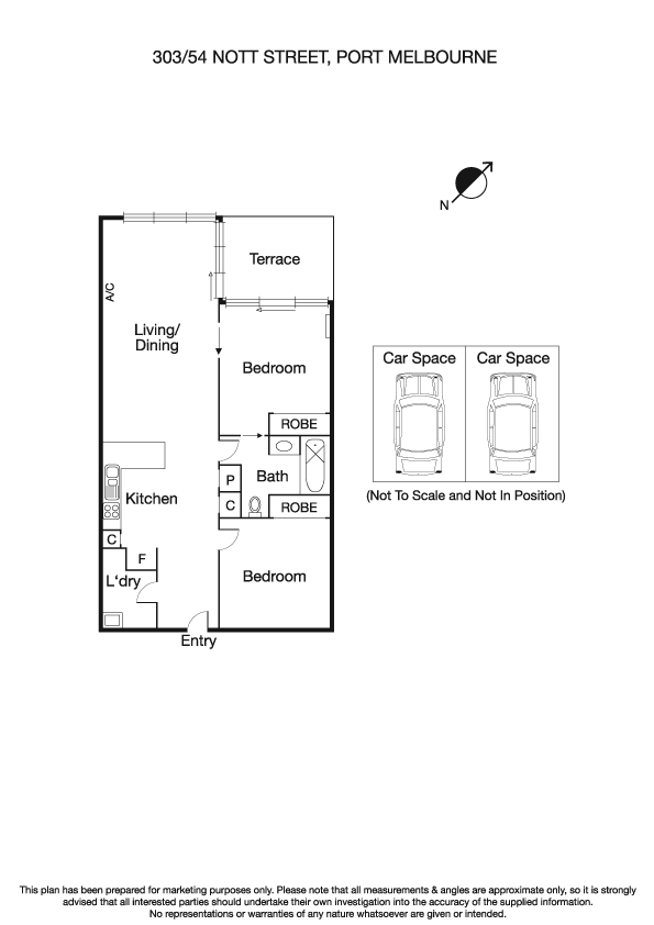 303/54 Nott Street, PORT MELBOURNE VIC 3207 - Floorplan