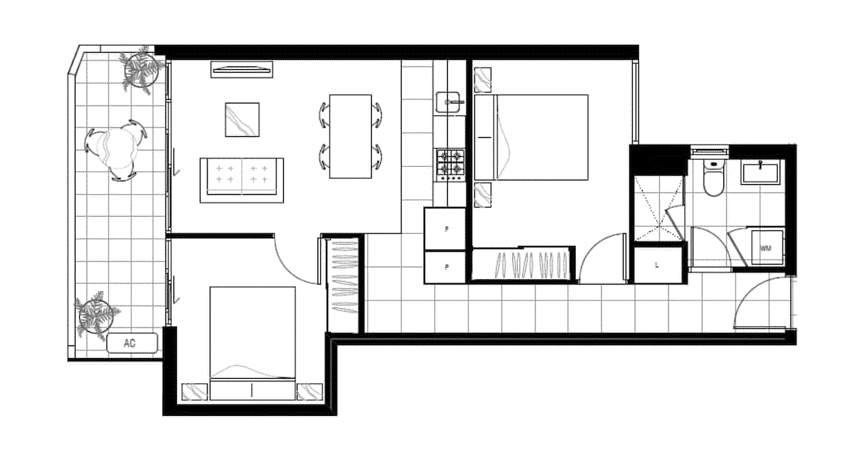 303/6 Queens Avenue, Hawthorn VIC 3122 - Floorplan
