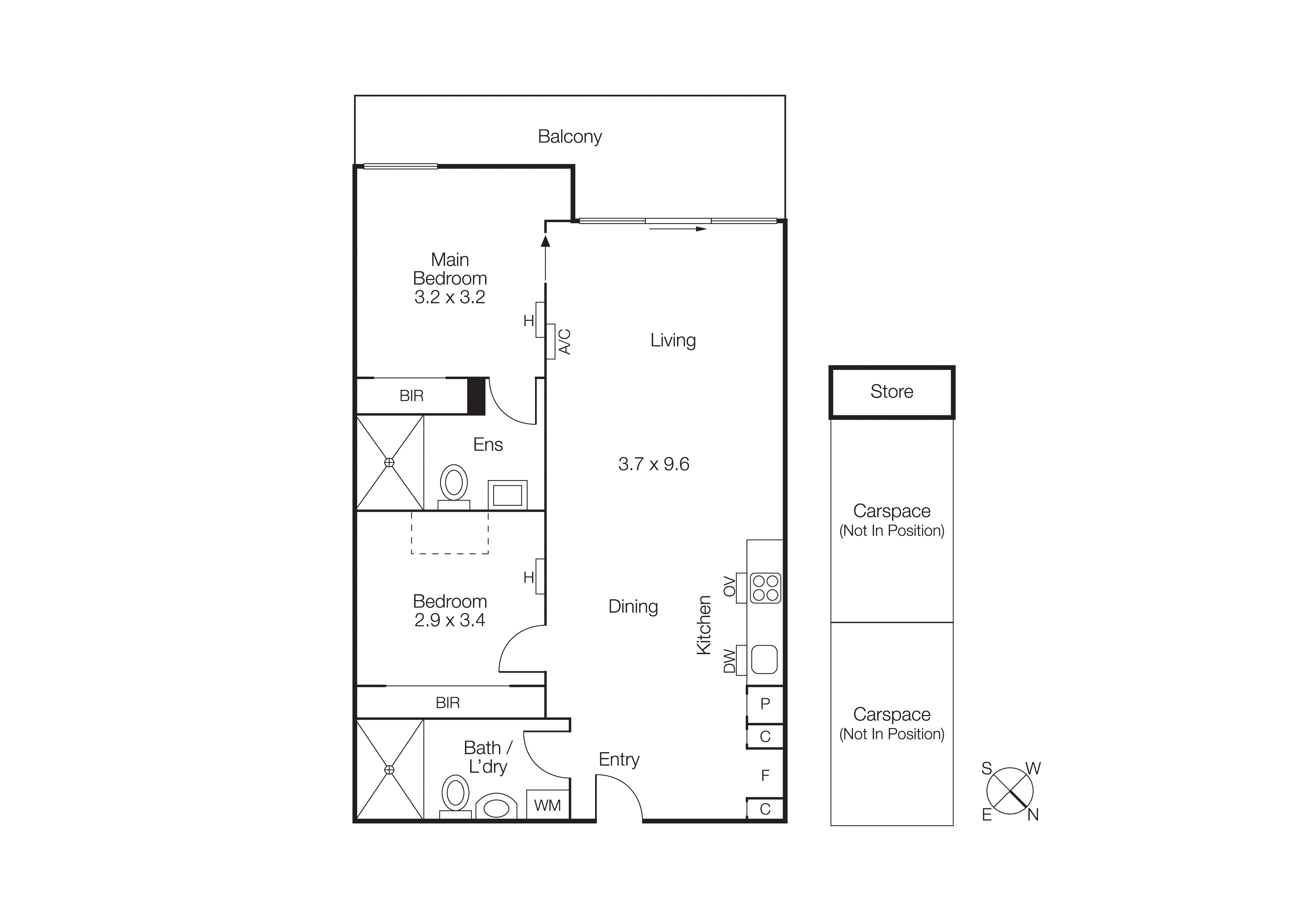 303/63 Acland Street, St Kilda VIC 3182 - Floorplan