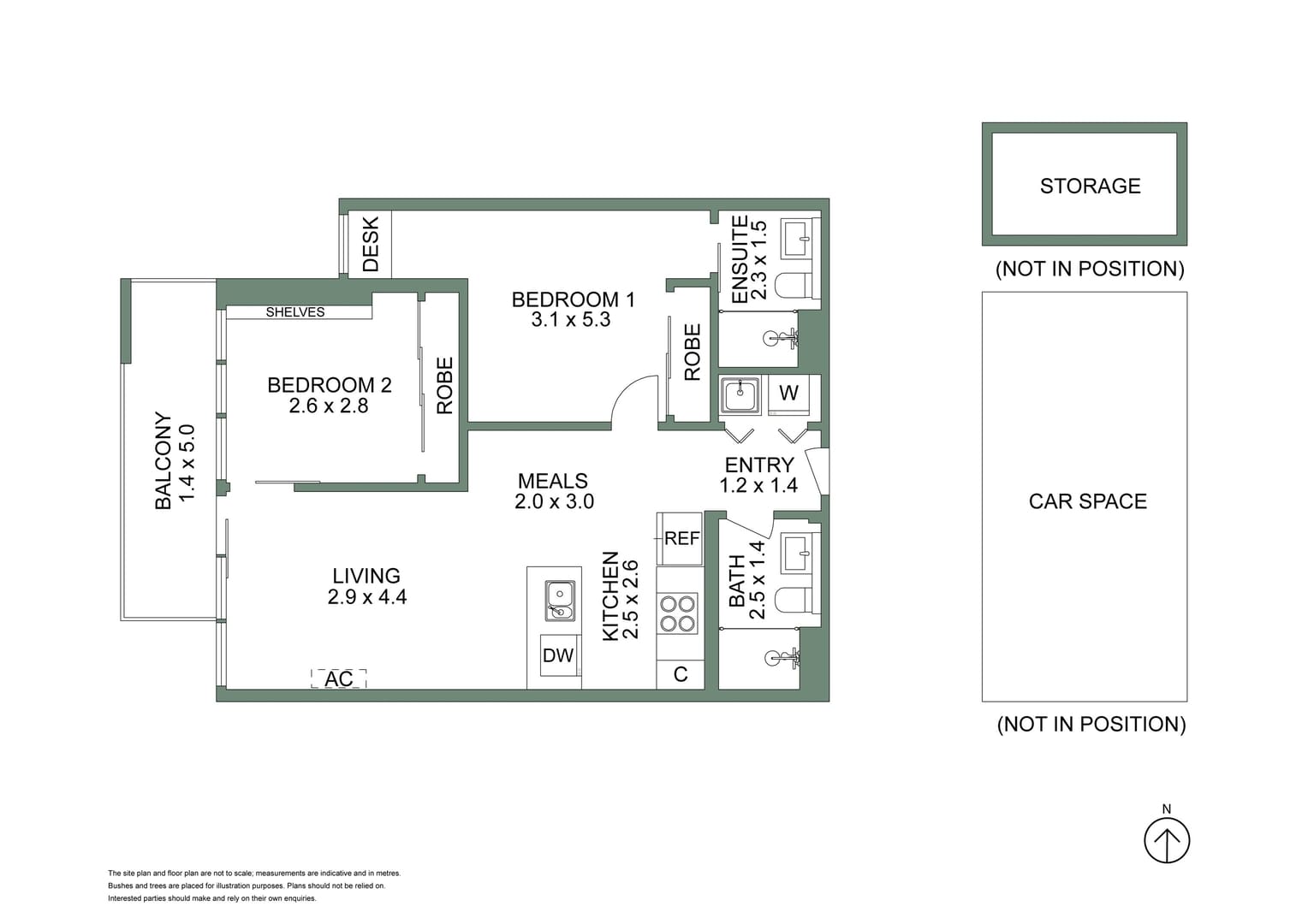 303/8 Garden Street, South Yarra VIC 3141 - Floorplan