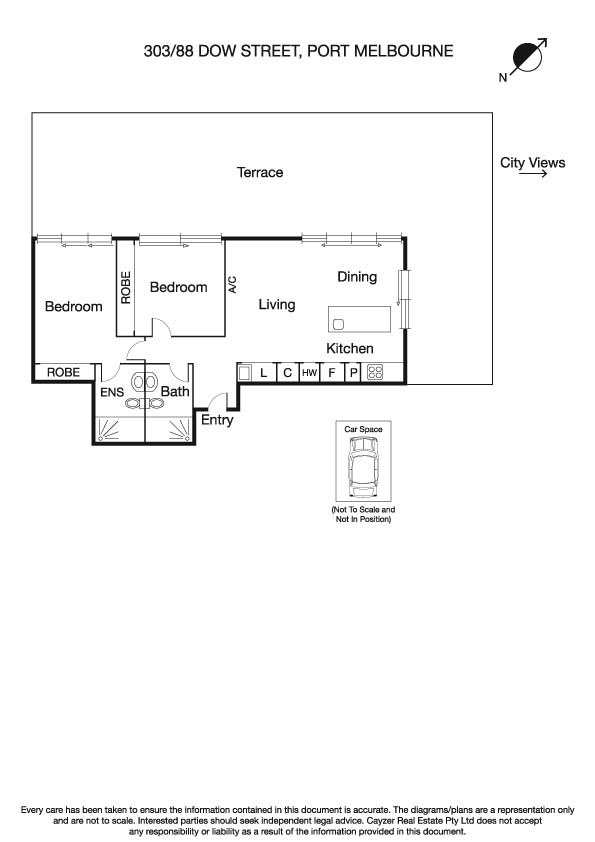 303/88 Dow Street, PORT MELBOURNE VIC 3207 - Floorplan