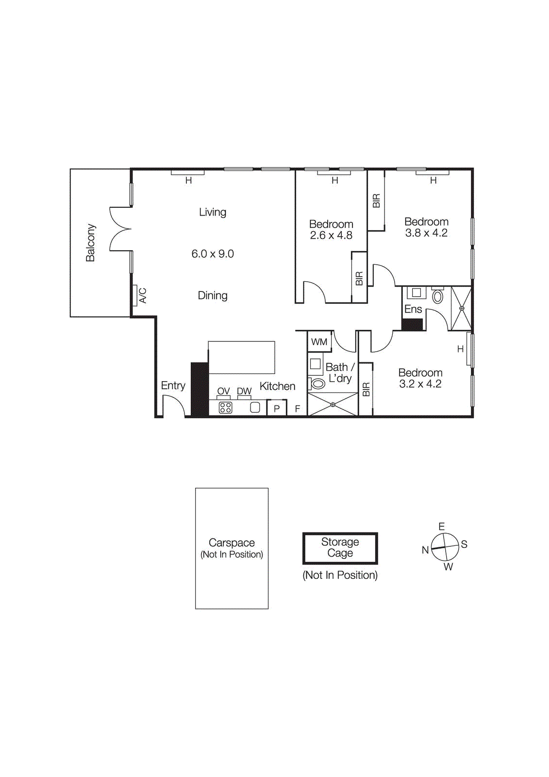 303D/8 Blanche Street, St Kilda VIC 3182 - Floorplan