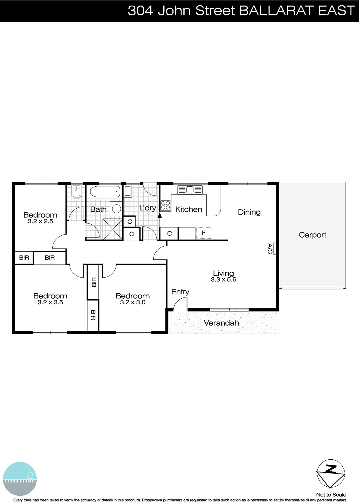 304 Johns Street, Ballarat East VIC 3350 - Floorplan