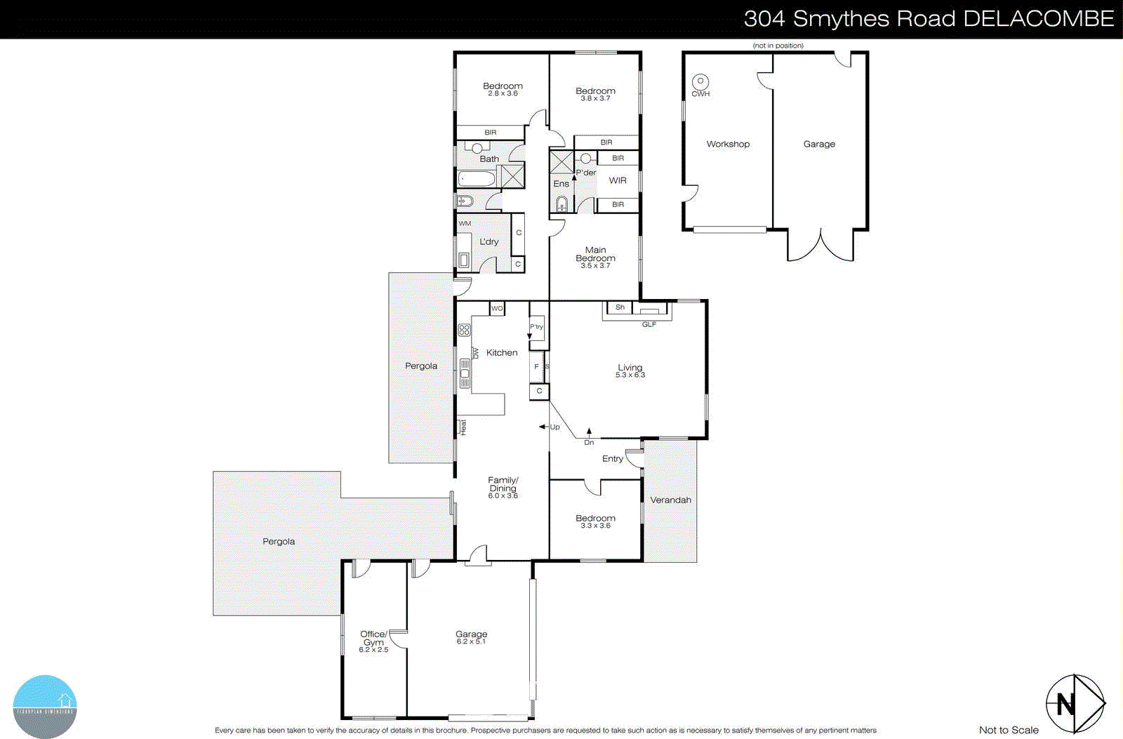 304 Smythes Road, Delacombe VIC 3356 - Floorplan