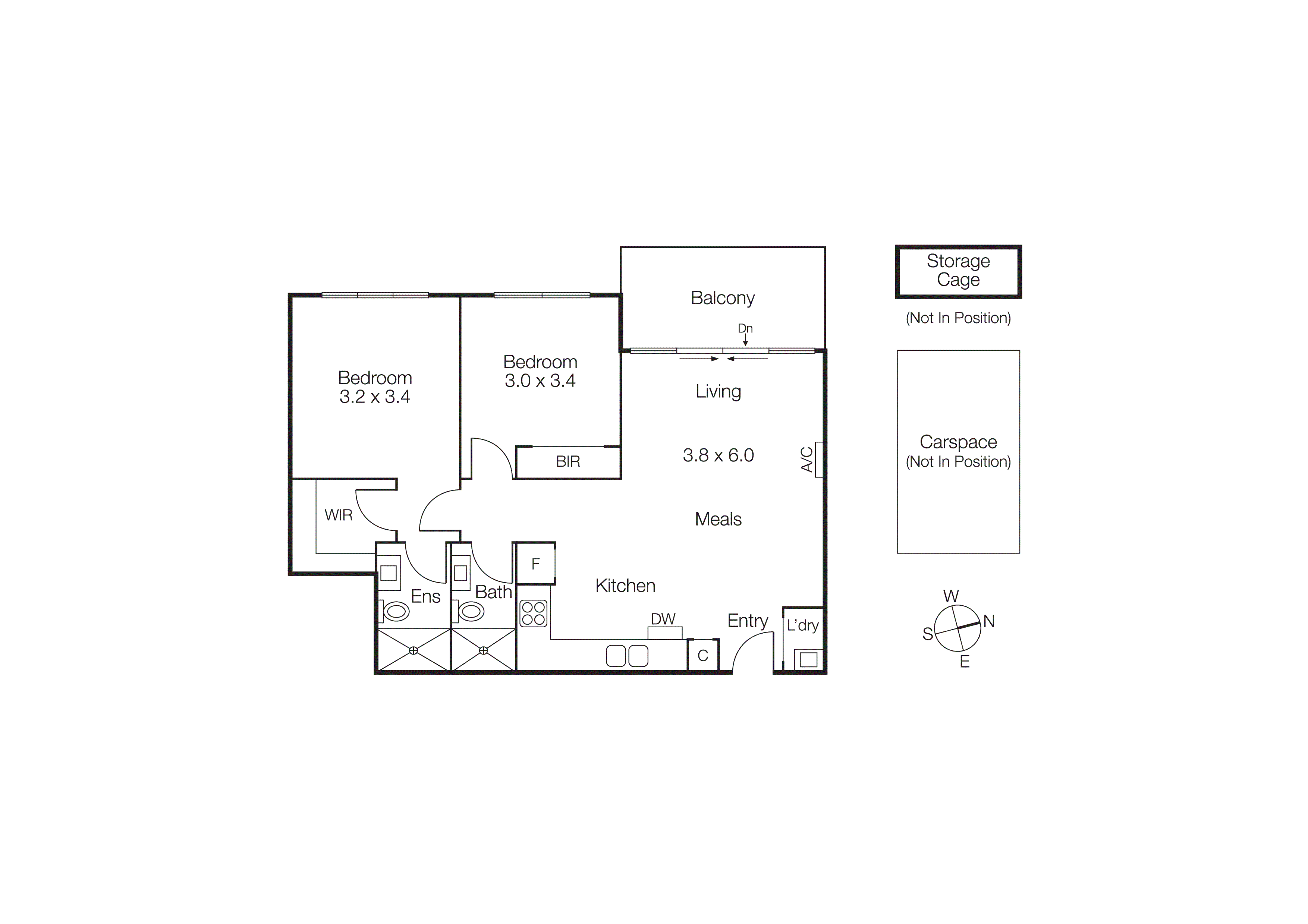304/13 Wellington Street, St Kilda VIC 3182 - Floorplan