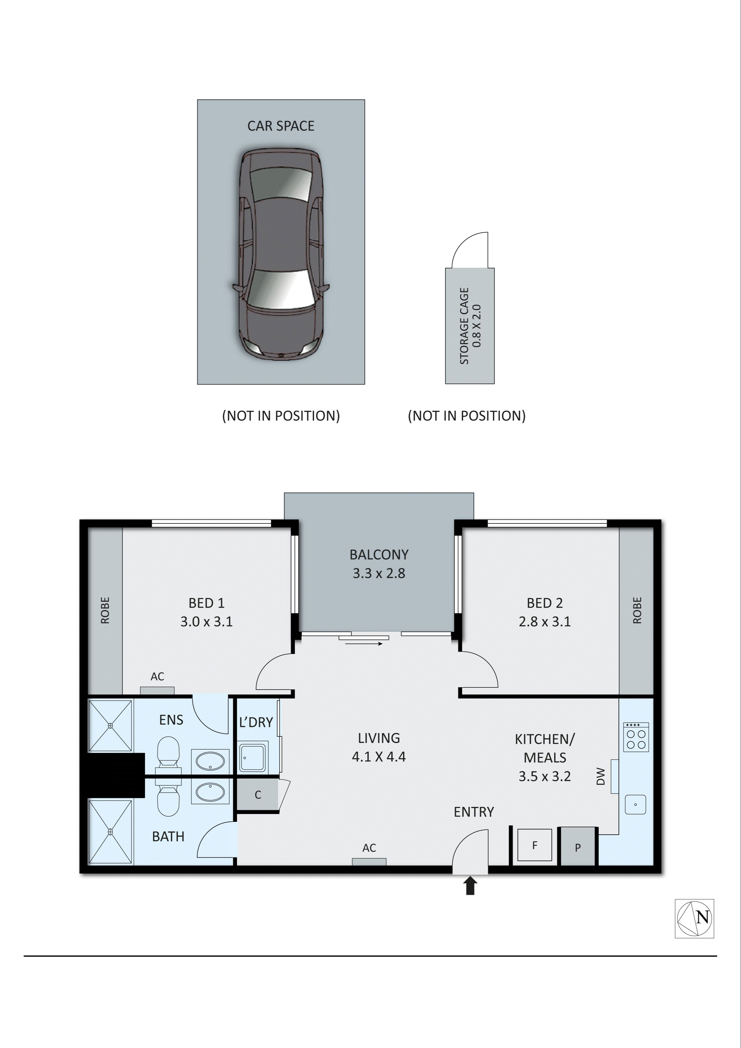 304/15 Balcombe Road, Mentone VIC 3194 - Floorplan