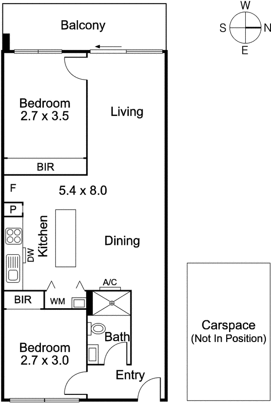 304/152 Peel Street, Windsor VIC 3181 - Floorplan