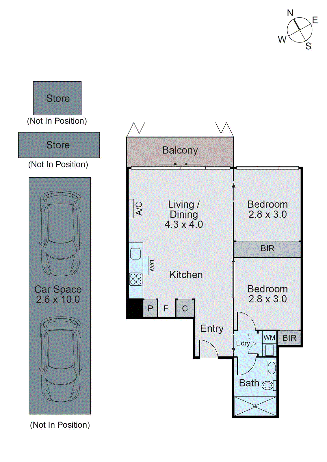 304/18-30 Chatham Street, Prahran VIC 3181 - Floorplan