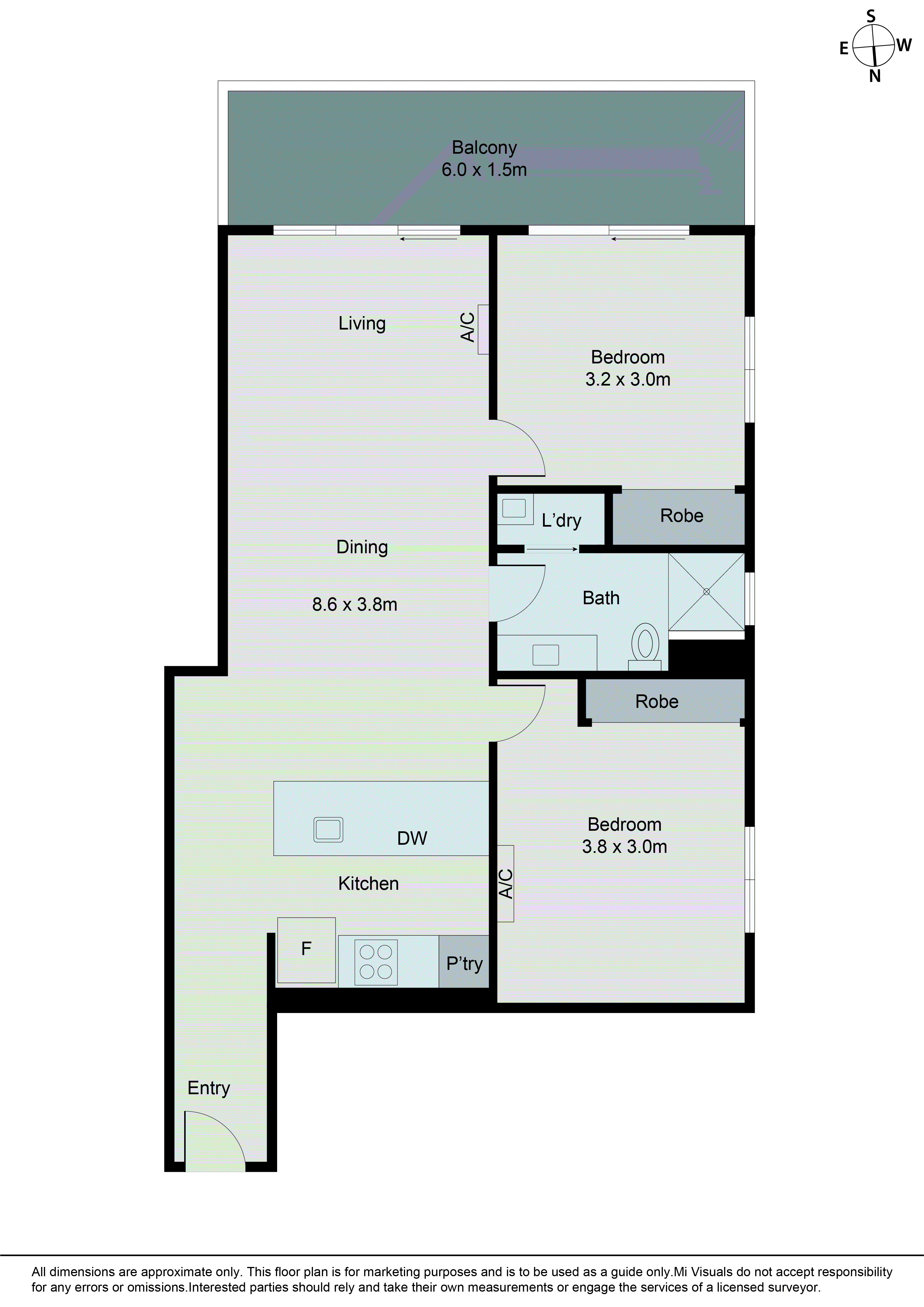 304/342 Centre Road, Bentleigh VIC 3204 - Floorplan