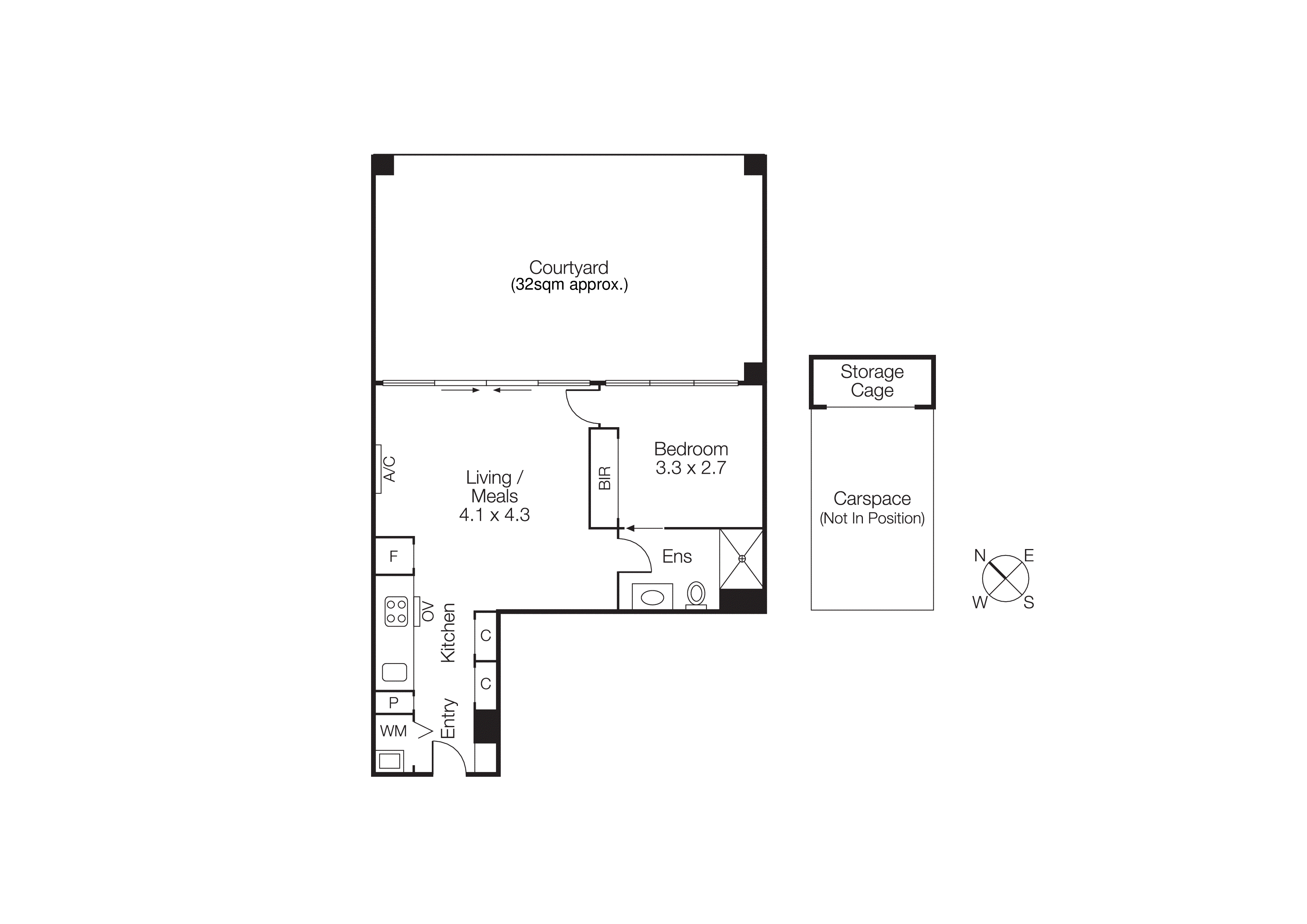304/35 Albert Road, Melbourne VIC 3004 - Floorplan