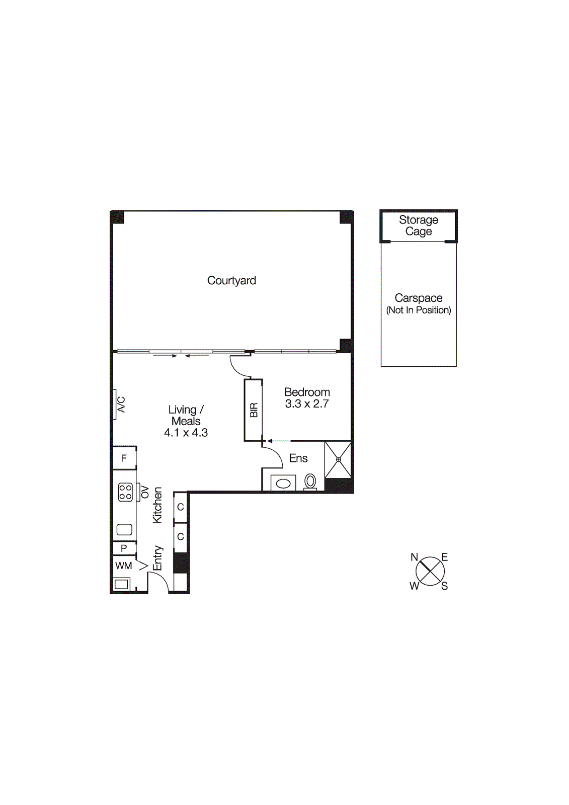 304/35 Albert Road, Melbourne VIC 3004 - Floorplan